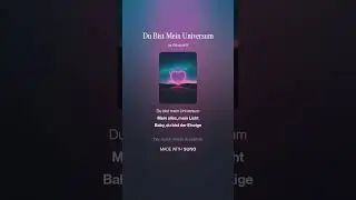 Du Bist Mein Universum