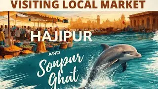 VISITING LOCATE MARKET HAJIPUR AND SONPUR GHAT SEE DOLPHIN #vlogs #hajipur#viralvideo #sonpur 