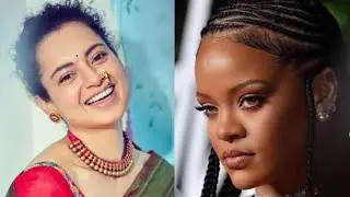 Actriz de la India insulta a Rihanna por sus comentarios en Twitter.