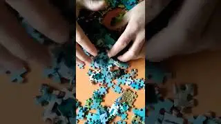 ASMR 🌈 Very Satisfying Jigsaw Puzzle Pieces Crunching Sound