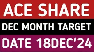 ACTION CONSTRUCTION EQUIPMENT STOCK LATEST NEWS 18DEC'24/ACE SHARE LATEST NEWS WITH TARGET ANALYSIS
