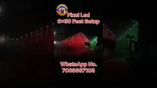 Pixel Led Toran Setup 6x50 Feet #pixelledtoran #pixelled #pixelledlight #pixelledprograming
