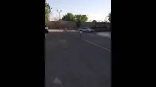 Arantza on two wheels!