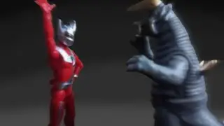 Ultraman Taro VS Black King (stop motion)