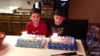 Candle blow out backfires.
