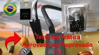 2SC1971 Aprovado ou Reprovado ??? - Testando  na Prática o Transistor Adquirido no Aliexpress