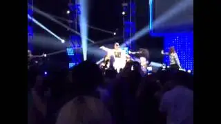 Justin Bieber performing at The Barker Hangar in Santa Monica , California - September 11, 2015