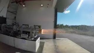 Nammo Nucleus hybrid motor test firing