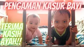 MEMBUAT PENGAMAN KASUR BAYI! MUDAH MURAH DAN GA MUBAZIR TIDUR DAN MAIN DI KASUR AMAN! #pengamankasur