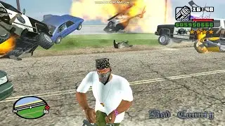 GTA San Andreas | Surviving a 6-Star Police Chase! 🔥#gtasanandreas #usa 