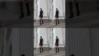 Vestido curto em couro ecol&oacute;gico na cor Preta