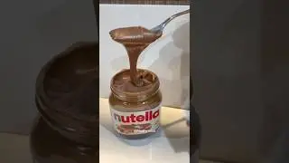 Spoon meets Nutella. Love at first dip ❤️🍫 #nutella #shorts #dipping
