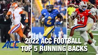 Top 5 Returning ACC Running Backs | ACC Football 2022