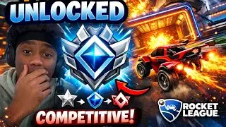 FINALLY UNLOCKING COMPETITIVE IN ROCKET LEAGUE!