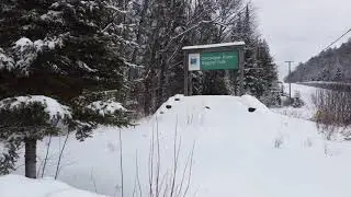 Oxtongue River - Ragged Falls, Algonquin Park, Ontario, Canada - Winter