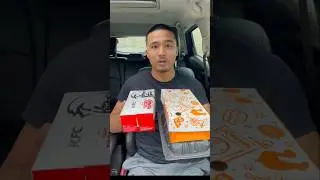 Popeyes wings vs. KFC wings🍗 #shorts #chicken