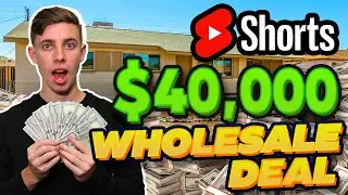 My $40,000 Virtual Wholesale Deal In Real Estate! (Start To Finish 2022) #Shorts #wholesaling