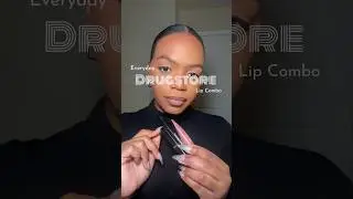 My Everyday Drugstore Lip Combo 🤎 #drugstoremakeup #affordablemakeup #blackgirlmakeup #lipcombo