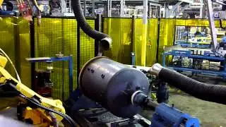 Seam Tracking -- Tank Welding -- ARC Mate 100iC welding robot