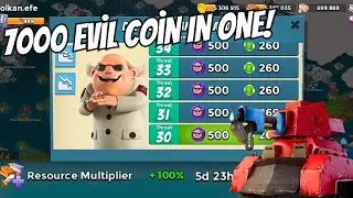 Boom Beach [ 7000 Evil Coin in One! ]