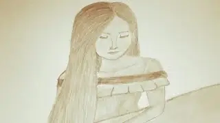 How to draw a girl with beautiful hairstyle - Rim mishra