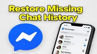 How To Restore Missing Chat History on Messenger Facebook - Step By Step