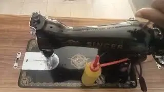 How to oil a manual sewing machine.