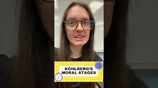 NCE Minute: Kohlberg's 6 Stages of Moral Development #shorts