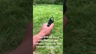 Tisas B9R DS Carry 1911 &ldquo;2011&rdquo; with Staccato DPO rmr optic plate being test fired. #carrypistol