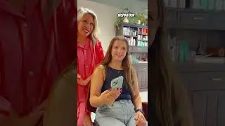 Ella from The Next Step gets curtain bangs and long layers haircut #hairtok #hairstylecutting