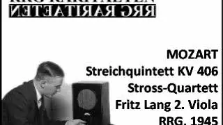 Wolfgang Amadeus Mozart Streichquintett KV 406