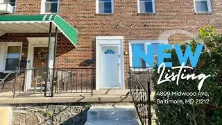 New Listing - 4809 Midwood Ave, Baltimore, MD 21212