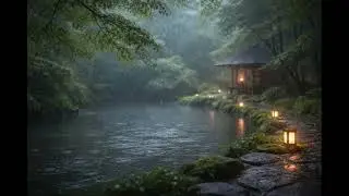 【音楽なし】静かな雨｜眠れない夜の６０分