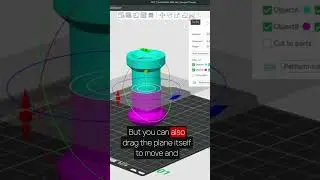 🍉 How To Edit STL Files - Bambu Studio Cut Object - Cut STL File - Bambu Studio Tutorial | #Shorts