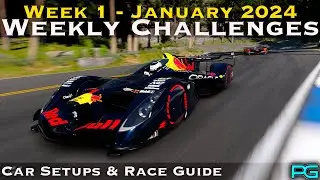 Gran Turismo 7 - Weekly Challenges - January Week 1 - Car Setups and Race Guide