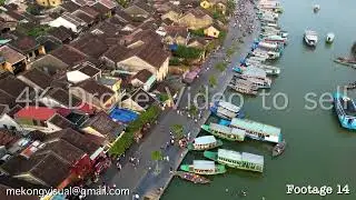Hoi An - Vietnam Drone 4K footage for your project !