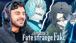HANSA VS JESTER & DOUBLE GUERRE ?! 💥FATE STRANGE FAKE EPISODE 3 REACTION FR !