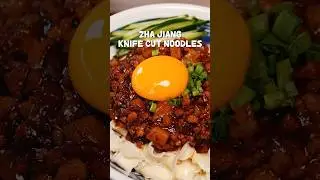 Wok and roll with this Zha Jiang Knife Cut Noodles 🥢💫