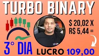 TURBO BINARY - TERCEIRO DIA OPERANDO COM SETUP PERFEITO EM 5 MINUTOS