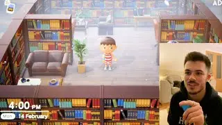 i built a library in animal crossing (my silly little island tour)