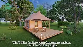 One of The best glamping tents for you to start a glamping business | Luxury Safari Tent | TONA