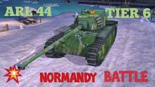 Amazing teamwork in Normandy (WoT Blitz Gameplay)