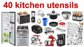 Kitchen Tools Names with Pictures | Simple Kitchen Utensils for Beginners