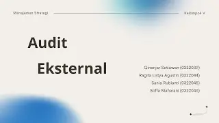 BAB V - AUDIT EKSTERNAL