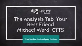 Learn About the Analysis Tab in Web Intelligence