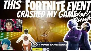 THIS FORTNITE  EVENT CRASHED MY GAME !!!  (daft punk experience)