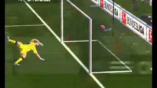 M.Fernandez bicycle goal!!! Fiorentina vs Liverpool. PES 6