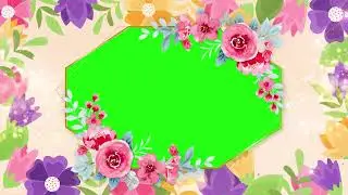 Photo frame video frame, green screen template, free wedding template