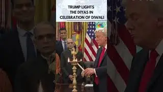 WATCH: President Trump Lights The Diyas in Celebration of Diwali At The White House | N18G