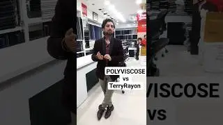 POLYVISCOSE vs TerryRayon | PV vs TR fabric #fashion #shorts #mensfashion